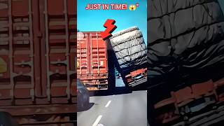 Genius Trailer Driver Prevents Disaster With A Heroic Move! 😱 #Respect
