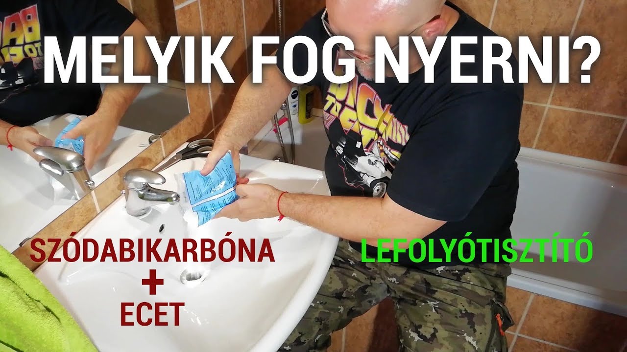 Szodabikarbona Ecettel Mint Lefolyotisztito Youtube