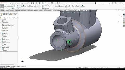 Single Cylinder Engine Block Design in SolidWorks | Complete 3D Modeling Tutorial