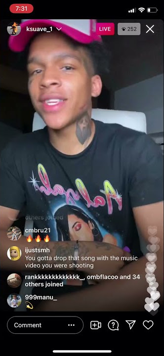K Suave ft PlayBoi Carti “With Me/Athena” 🎒 *IG Live Snippet
