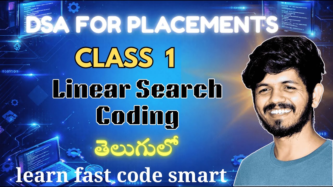 Linear Search Program in Python | Python DSA | Best DSA Coding Tutorial 2025 | Interview Questions