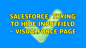 Salesforce: Trying to hide inputField - Visualforce Page