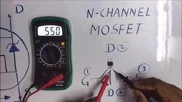 How to test the MOSFET-using multimeter-DIY