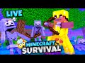 MINECRAFT PE SURVIVAL SERIES 😍 NEW MINECRAFT SURVIVAL SERIES ❤️ 100 DAYS HARD-CORE CHALLENGE