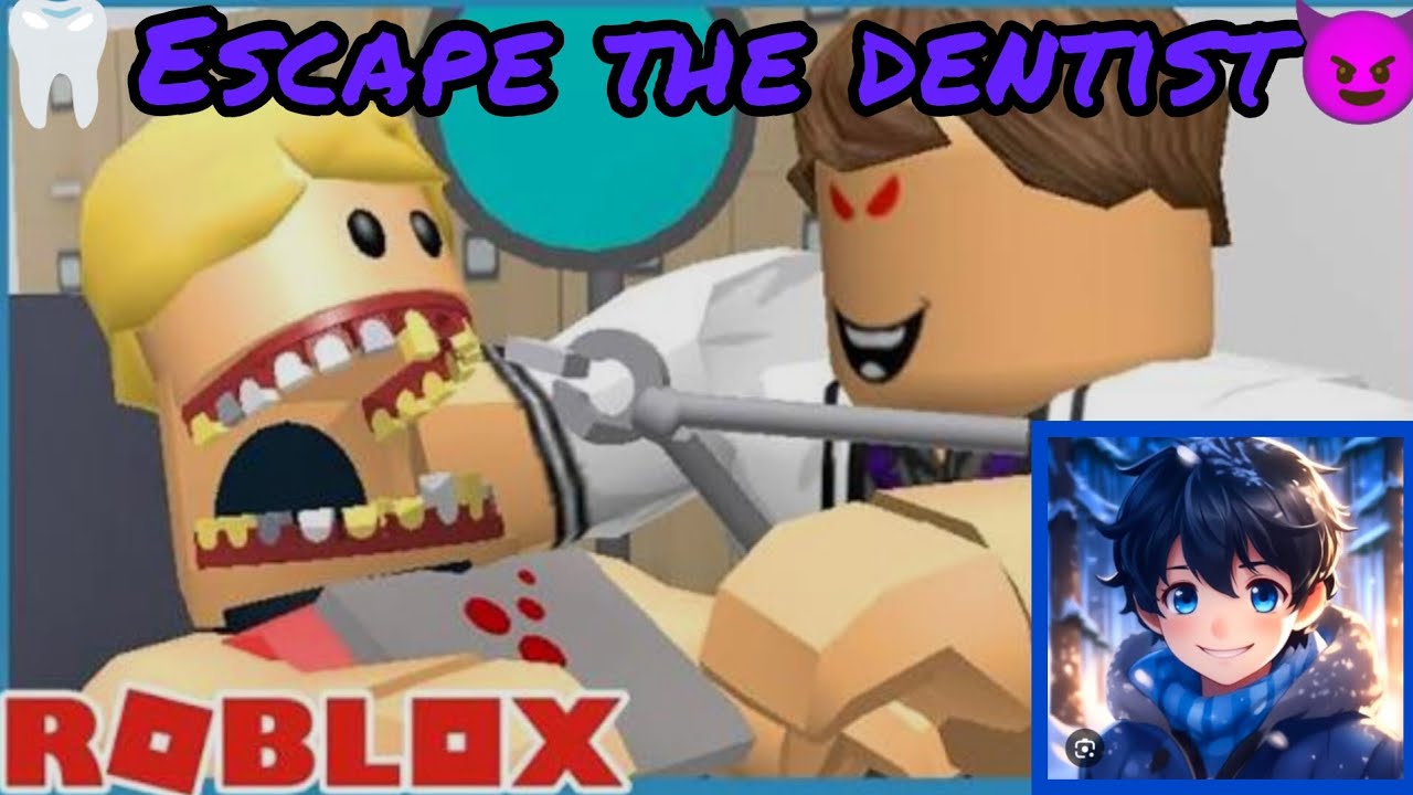 Escape The Dentist Obby By Pyramid Playz⚡ #roblox #escapethedentistobby #games #gameplay