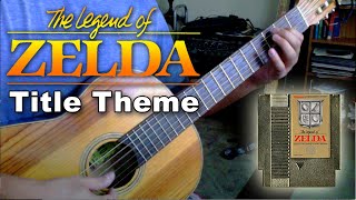 Video thumbnail of "LEGEND OF ZELDA Title Theme (NES) - Acoustic Fingerstyle Guitar Cover"