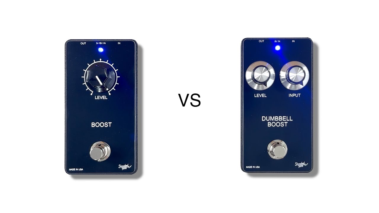 Shnobel Tone Dumbbell Boost vs Clean Boost - YouTube