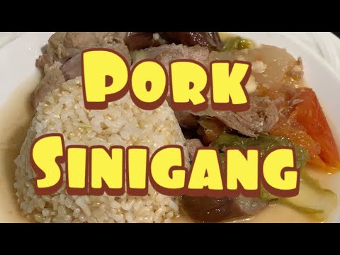 How To Cook Pork Sinigang | Famous Filipino Dish - YouTube