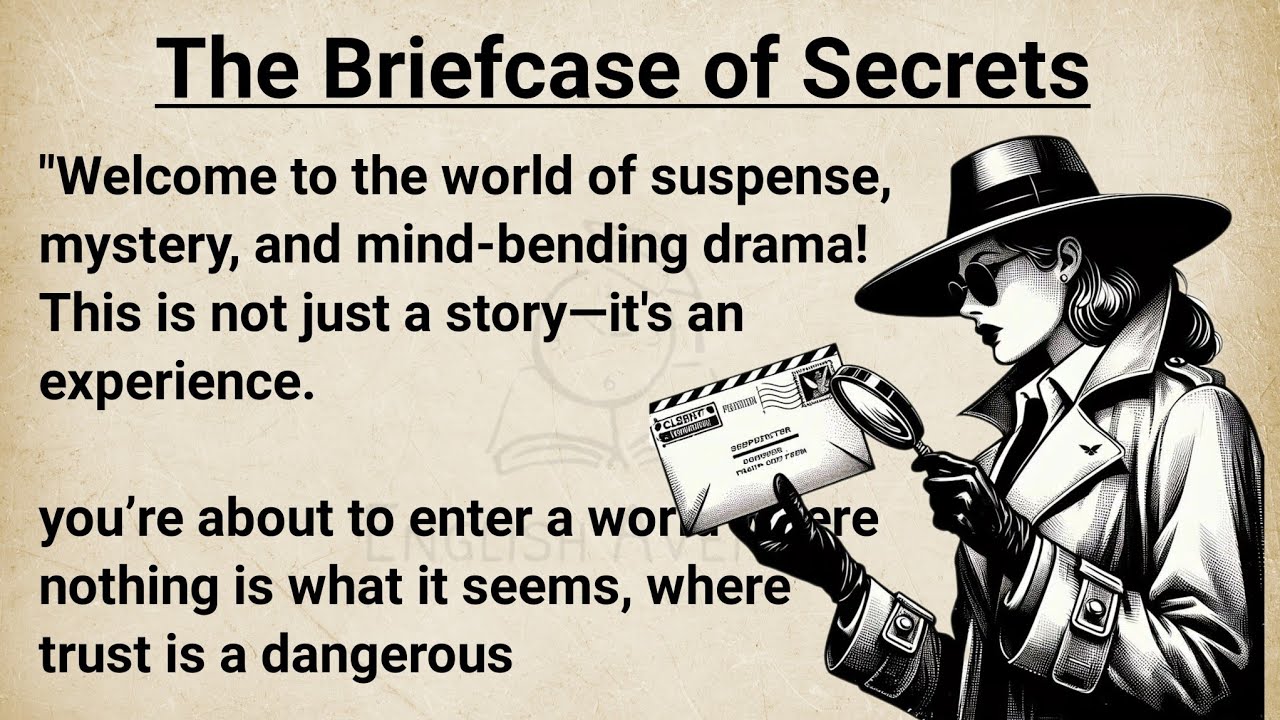 Outline Video The Briefcase Of Secrets || Improve Your English || Graded Reader - Level 1 || Speak Better English