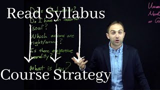 How to Read a College Syllabus - And Strategize for How to Best Approach the Course