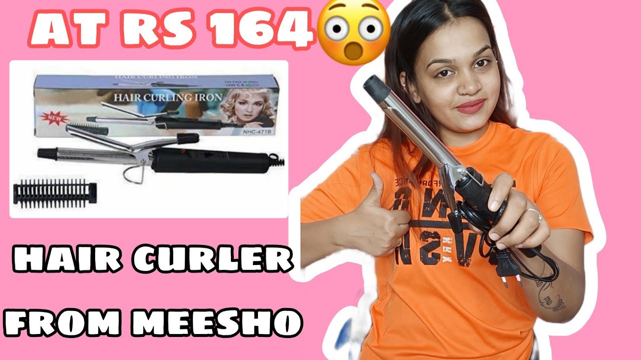 Trying Cheapest Hair Curler From Meesho At Rupees 164* Is It