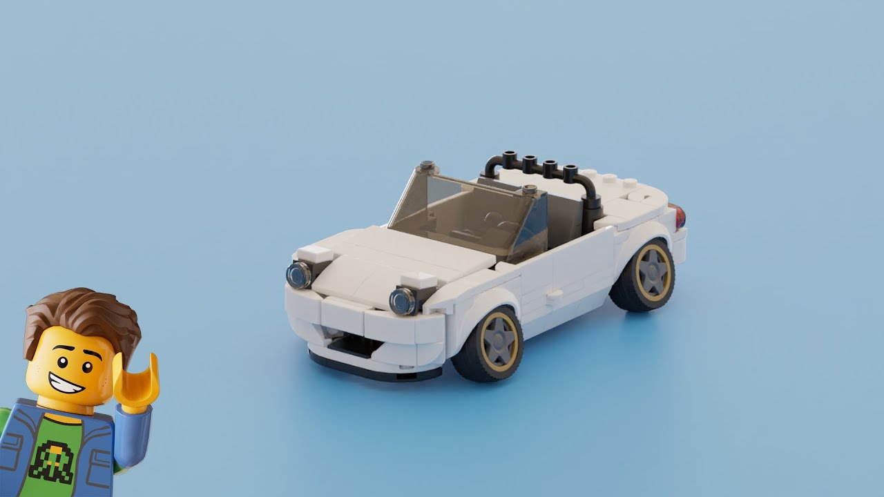 モコナページ LEGO Stanced Mazda MX-5 (Tutorial) - YouTube