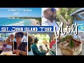 Going From ST. THOMAS To ST. JOHN Island Tour | The Mason Jar Restaurant | Wonder Of The Seas