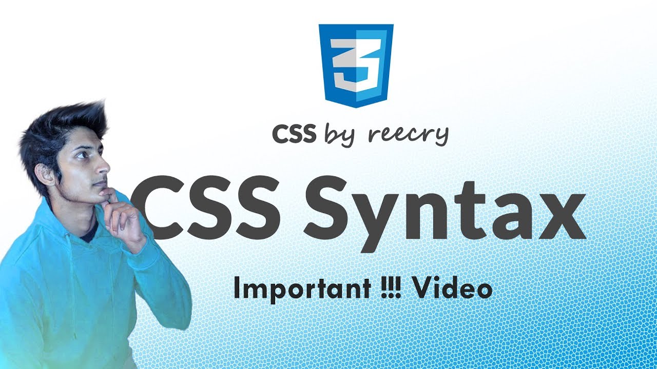 Learn CSS Syntax | Very Important Video - YouTube