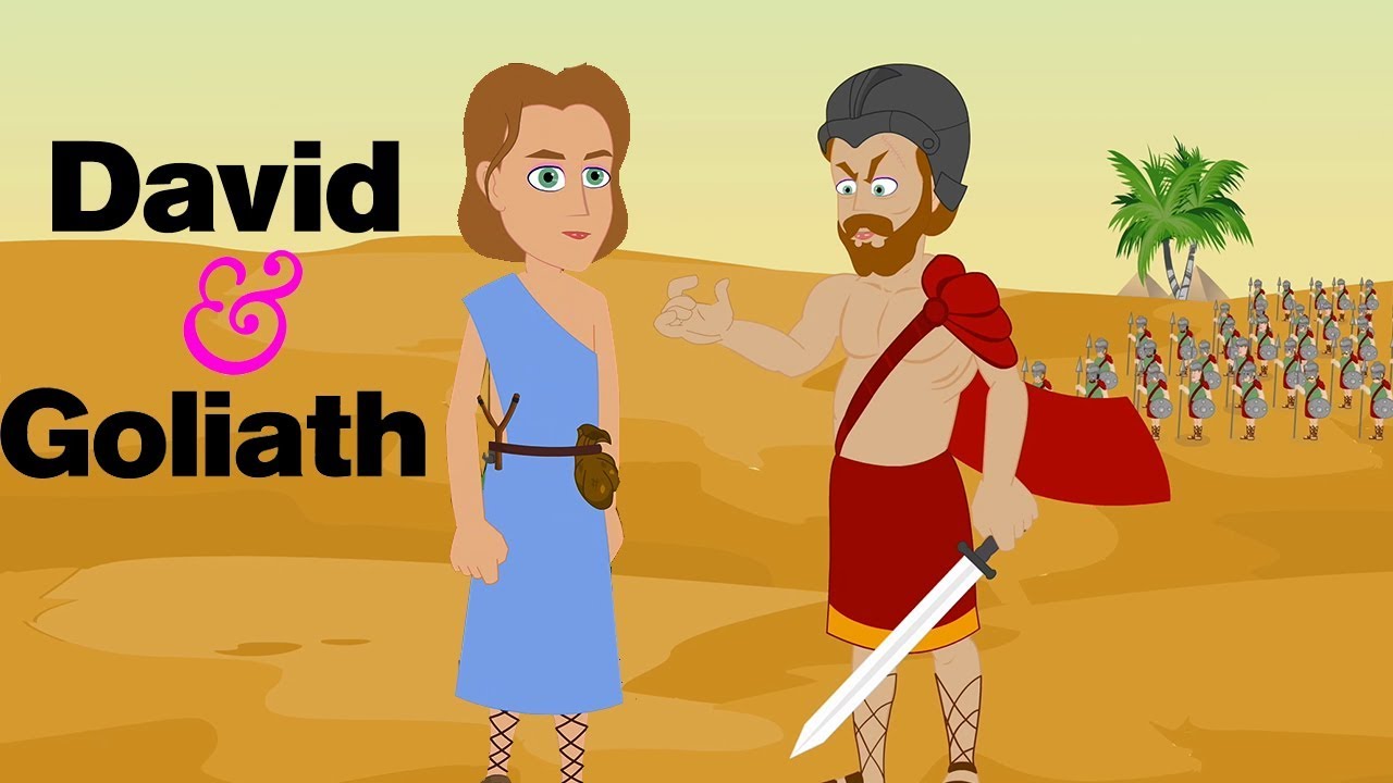 David And Goliath - The Bible Story for Kids - Children Christian Bible Cartoon  Movie - Holy Tales - YouTube