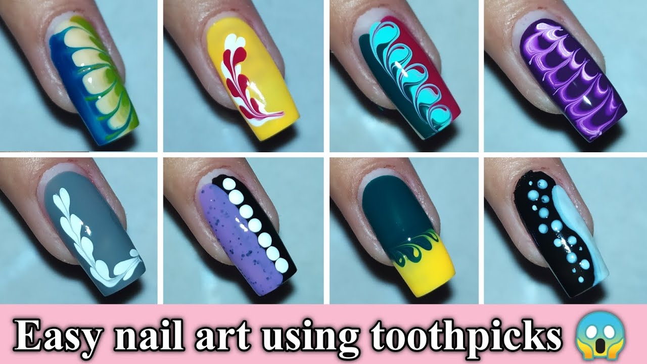 2. Simple Nail Designs with Toothpicks - wide 3