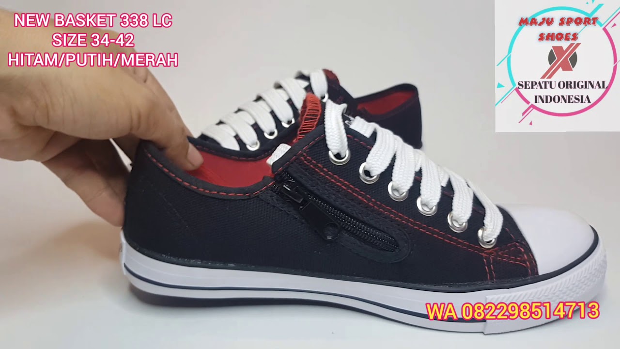  Sepatu DALLAS  338 LC hitam putih merah YouTube