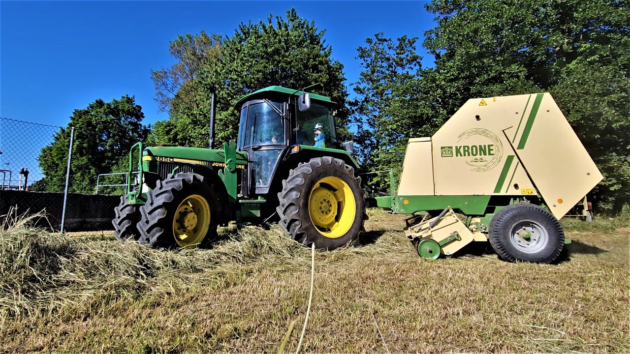 Ballen laden mit John Deere 2850 \