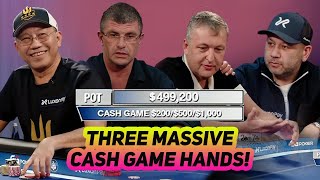 Tony G, Leon Tsoukernik, Rob Yong & Paul Phua Clash in Three Huge Cash Game Pots!