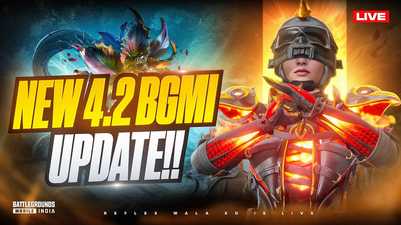 BGMI NEW 4.2 UPDATE IS HERE | 2K 60FPS | ReflexWalaPC #bgmi #live
