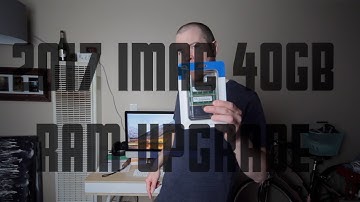 2017 iMac 40GB RAM UPGRADE!