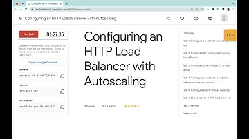 Configuring an HTTP Load Balancer with Autoscaling || #qwiklabs || #coursera