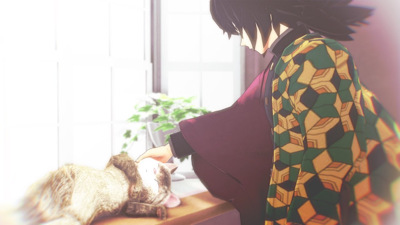 【鬼滅のMMD】キャットアイメイク【冨岡義勇】