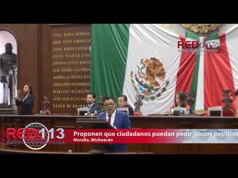 VIDEO Proponen que ciudadanos pueda promover juicios políticos