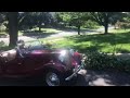 1951 mg tdc first drive in 50 years following restoration