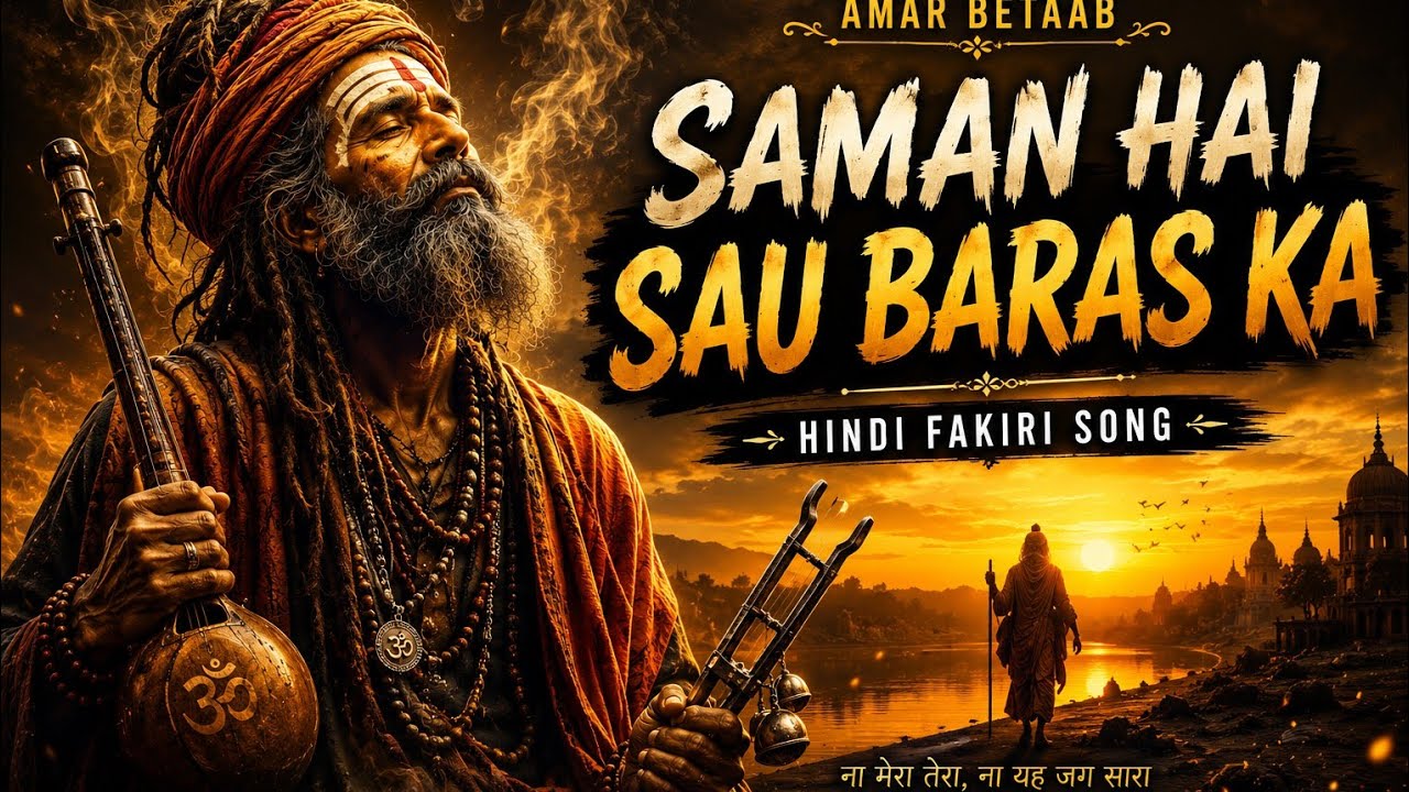 समान है सौ बरस का । Samaan Hai Sau Baras ka|fakiri song| SINGER MOHAMMAD AZIZ |Director AMAR BETAAB|