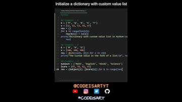 Initialize a dictionary with custom value list in Python | Python Examples | Python Coding Tutorial