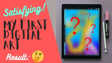 My First Digital Art: satisfying Timelapse | Autodesk Sketchbook Drawing