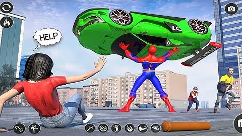 Spider Robot Hero Car Game - Gameplay #10