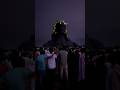 adiyogi light show goosebumps | #mahadev #yoga #peace #adiyogi #thunderstorm