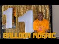 How to: Number 1 Balloon mosaic | The Real Loverlee