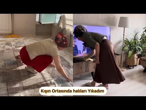 BAHÇEMDEN geldim Dip Köşe Temizlik Yaptım