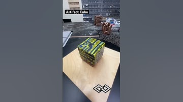 #cnc artifact cube project. This one was created for my friend @CharityBuilds ⭐️👍