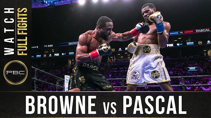Browne vs Pascal Full Fight: August 3, 2019 - PBC ...