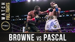 Browne vs Pascal Full Fight: August 3, 2019 - PBC on FOX
