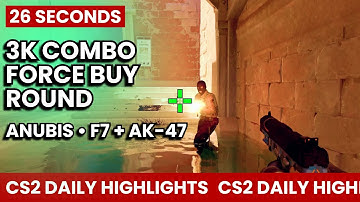 Force Buy Firepower – Triple Kill with Five-SeveN + AK | Anubis | Highlights CS2