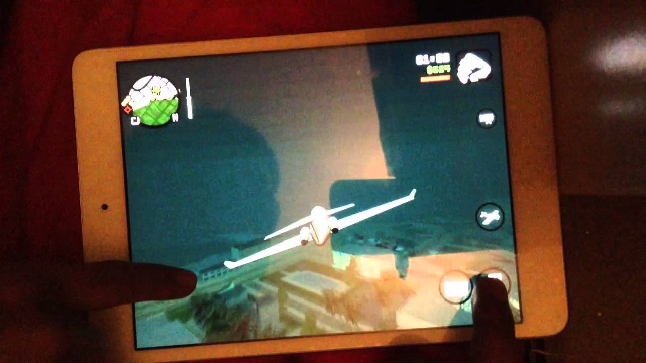 GTA SAN ANDREAS on iPad Mini! - YouTube