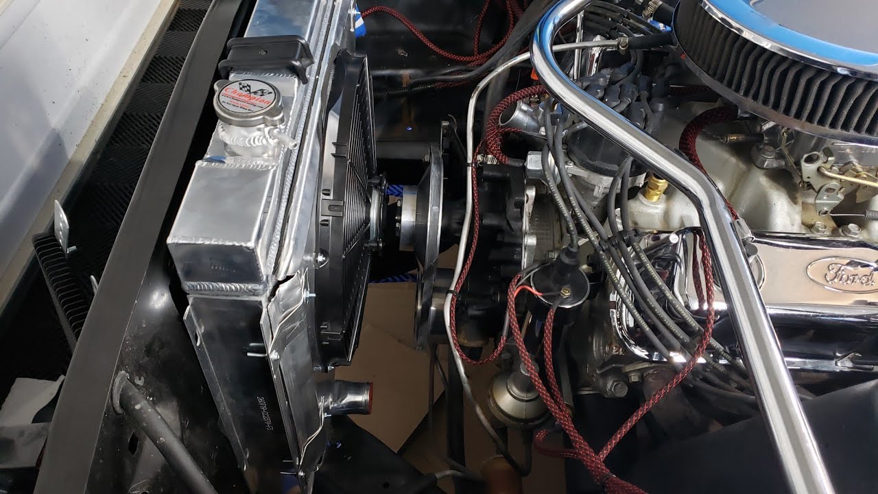 DIY Electric Fan Conversion - 1967 Ford Mustang Restomod - YouTube