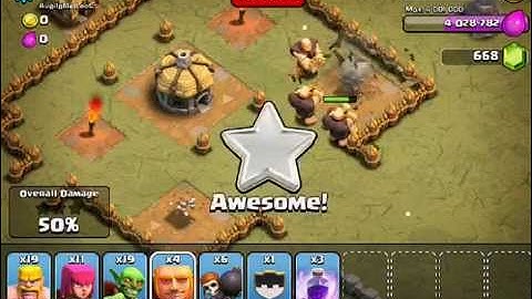 Clash Of Clans Solo Campaign Walkthrough Goblin Outpost