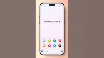 Animated SwiftUI iMessage-Style Menu ✨📩