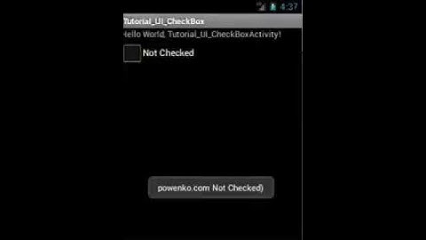 Android 課程 柯博文老師 範例 4-8 執行結果 CheckBox 的使用