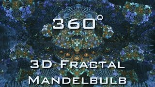 360° Fractal Matrix - Mandelbulb 3D fractal VR 4K