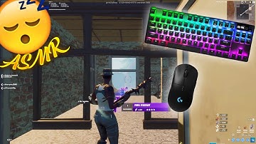 SteelSeries Apex 7 TKL Keyboard Sounds 😴 ASMR 😍 Smooth Fortnite Gameplay 240FPS 4K !🎧