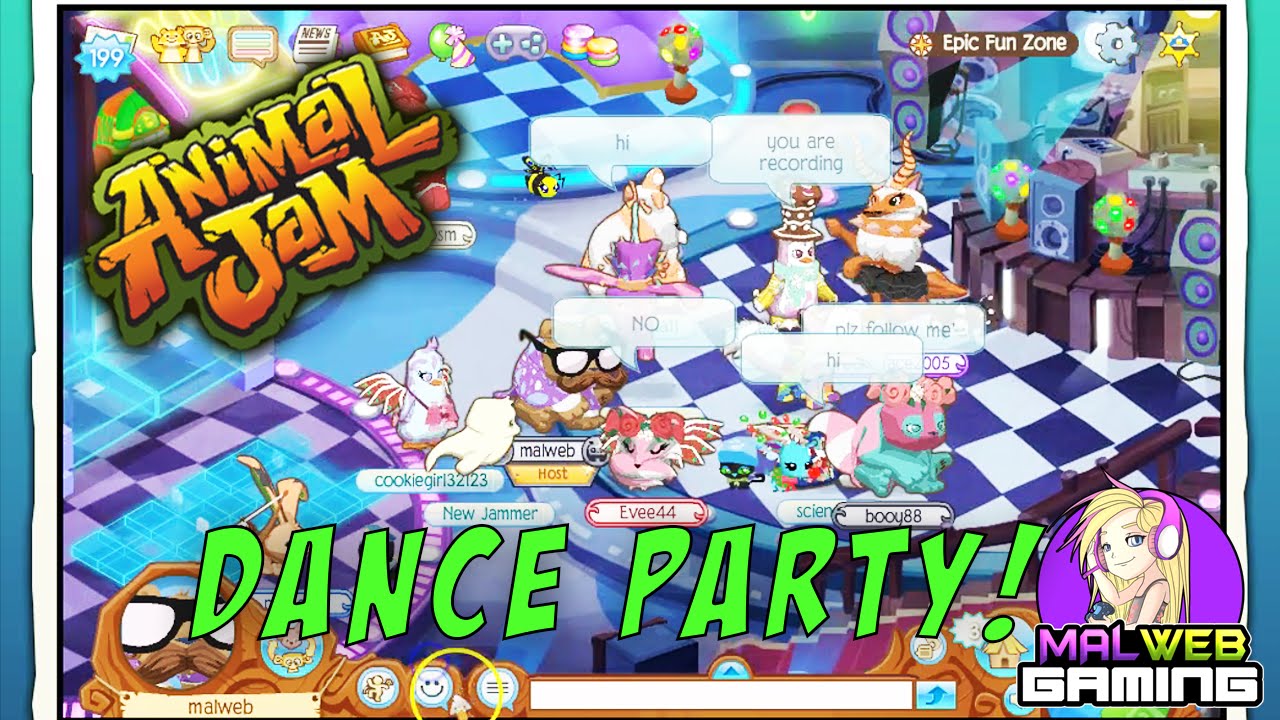Animal Jam Hosted Dance Party Thanks for Joining Me! YouTube