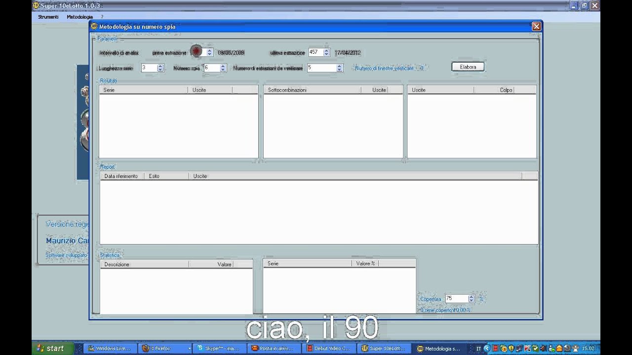 Software SUPER 10E LOTTO