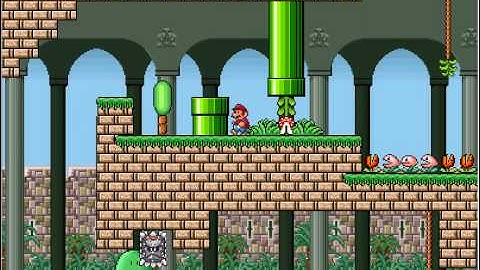 SMBX Custom Level:Mayahem Temple